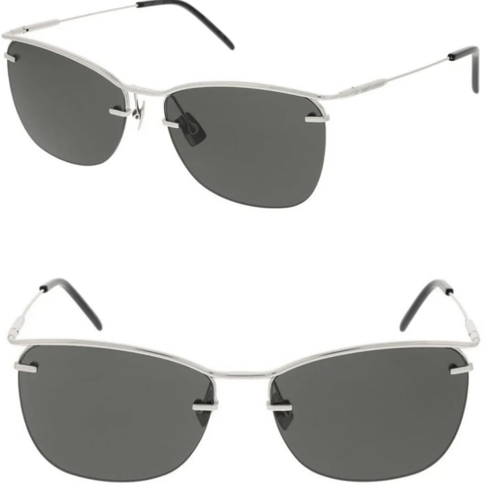 SAINT LAURENT 56mm Oval Cat Eye Sunglasses